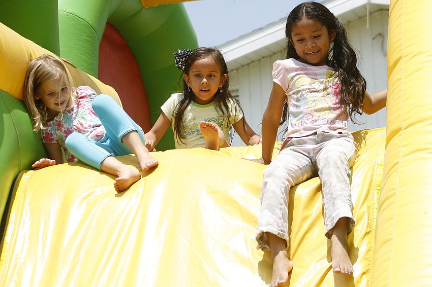 The children loved each and every obstacle course.