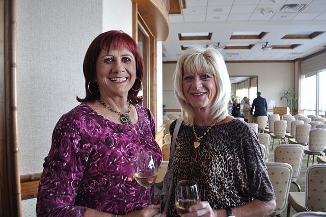 Ethna Lynch, of Lynches Pub & Grub, with Nancy Metcalf, Foxy Lady West