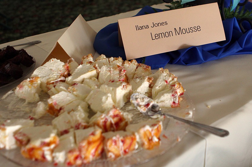 IIana Jones' Lemon Mousse was just one of the 37 desserts that people could enjoy at Family Promises' Third Annual Just Desserts event Friday, May 20 at Selby Garden's Great Room by the Bay.