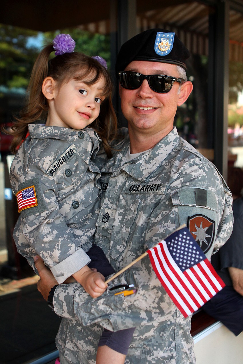 Sophia, 5, and Todd Slaughter