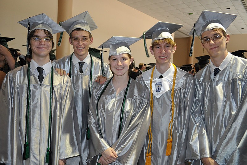 Brian Estes, Cory Sivek, Katie Hancock, Michael Wedebrock and Trent Sivek all graduated in the top 10% of their class.