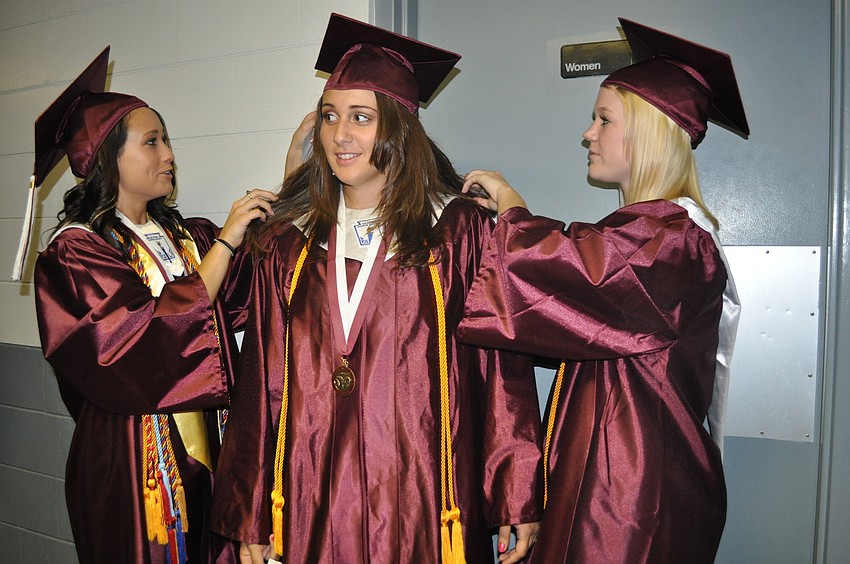 Alex Goebel, Holly Gesell and Paige Dunn