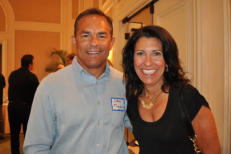 Dave Munson of State Farm and Christine Mazur of Michael Saunders & Co.