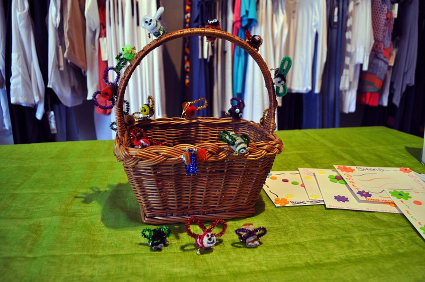 A wide variety of bumble bee pins were on display and up for sale Saturday, June 25 inside Lotus.