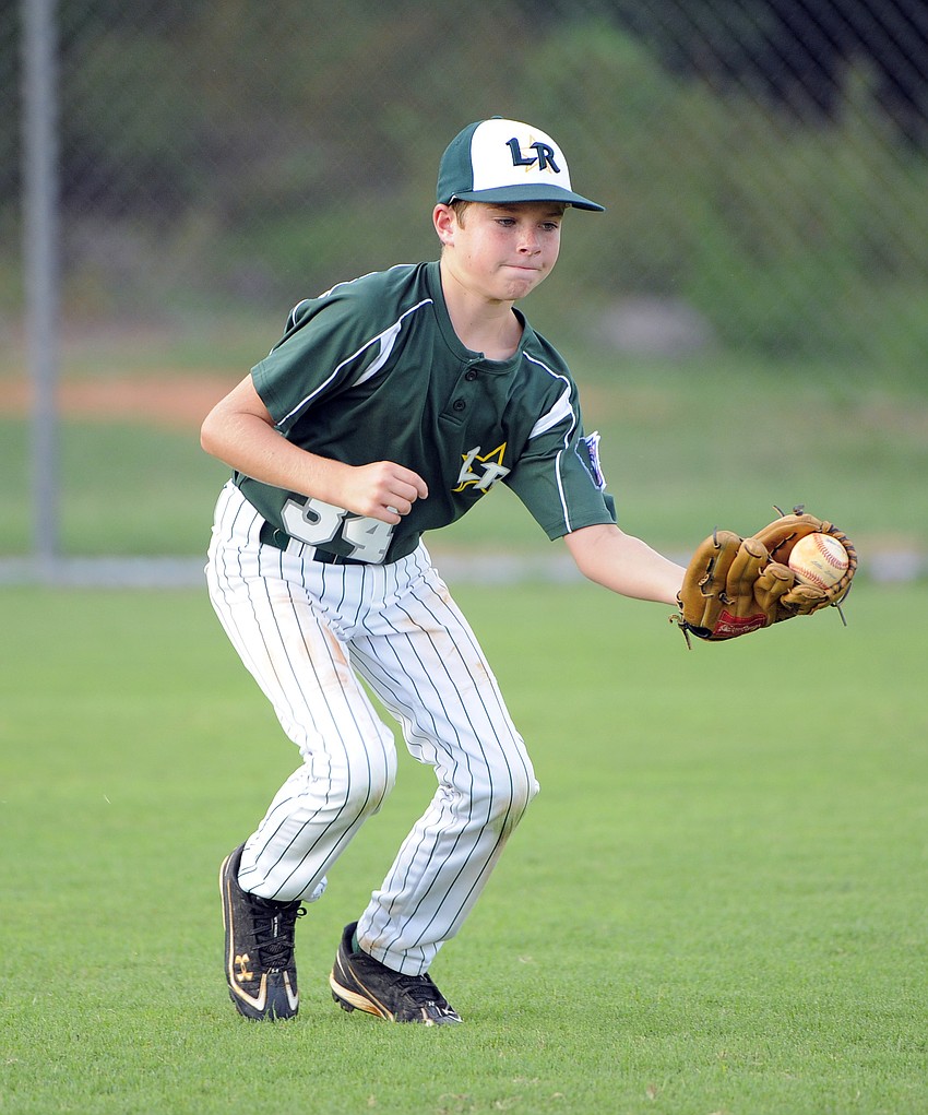 Travis Freeman made a running catch in the outfield to end the inning.