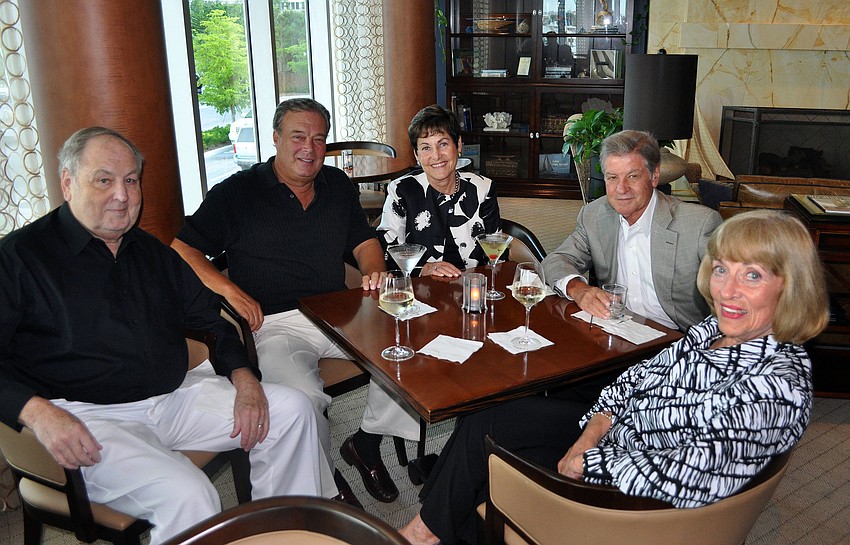 Cliff Hornsby, Jim and Nancy Curtis, Richard Thackray and Snookie Black