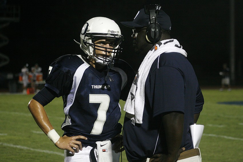 Evan Wilson had several impressive throws for the Thunder.