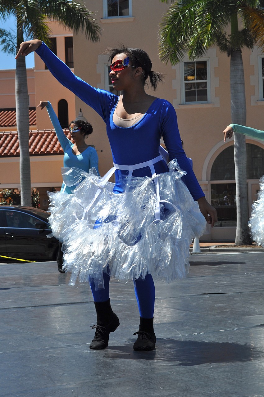 A DNG dancer channels her inner Lady Gaga.