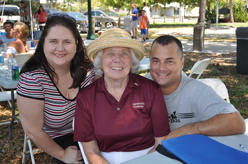 Sarah Potts, JoRita Stevens and Paul Gardner
