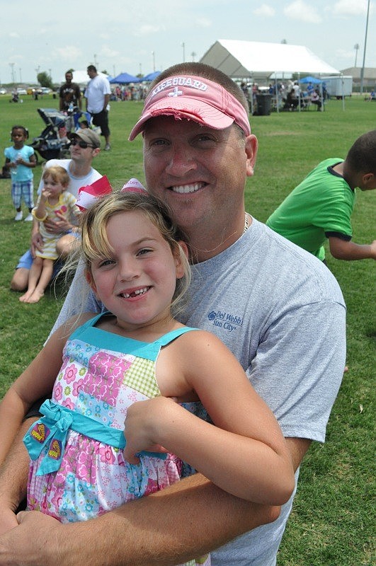 Jimmy Isaac enjoyed time with his daughter Nicolina.