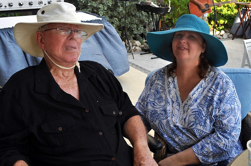 John Lodge with his daughter, Johnna.