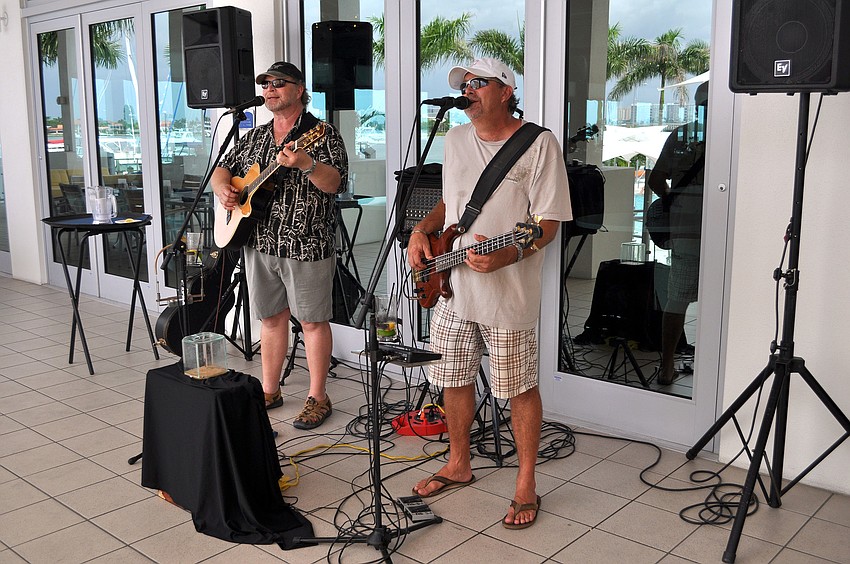The band RPM, made up of Randy Marsh and Mark Waelti, played a variety of songs Monday, July 4 at Sarasota Yacht Club.