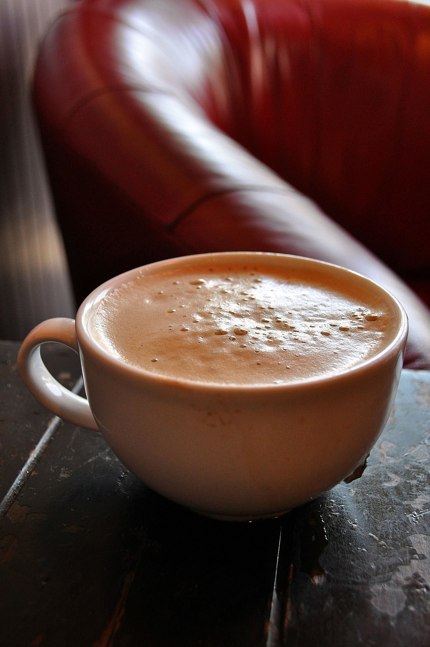 A cup of coffee at Pastry Art.