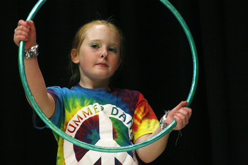 Hailey Wahlers captivated the audience of family and friends.