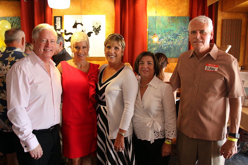 Nick and Danielle Gladding, Margaret Callihan and Nancy and Dan Bailey