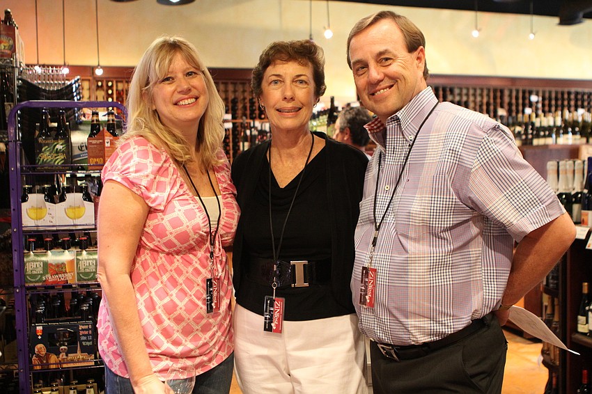 Maggie Pugh, Donna Pickard and Tom Waters