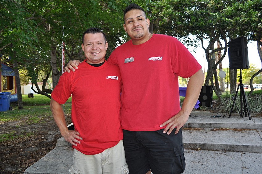 Rob Sanchez and Eddie Santiago