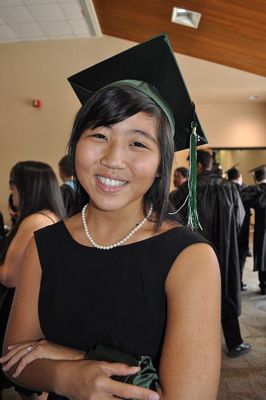 Kimberly Oda said she was nervous leading up to the ceremony.