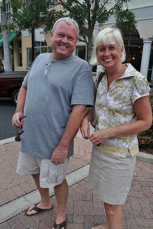 Dan and Donna Redd were especially interested in the old Chevrolet Chevelles.