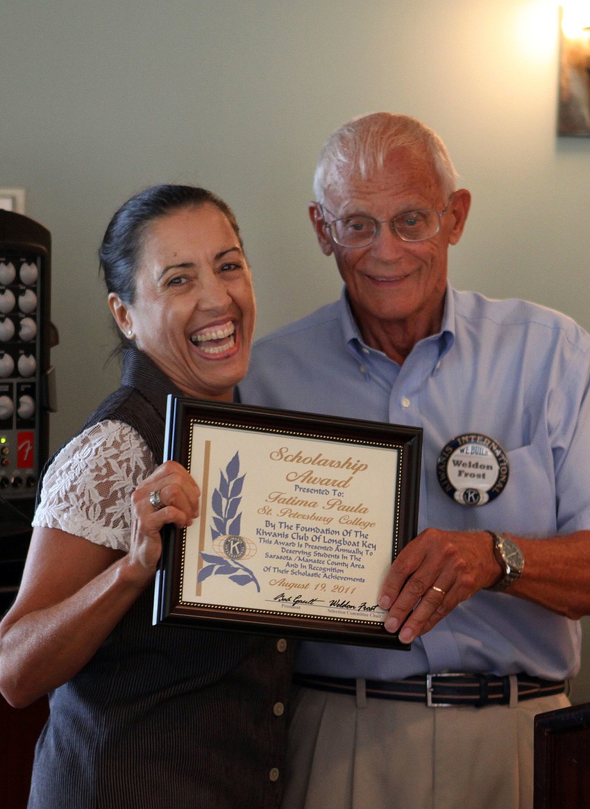 Three-time winner Fatima Morais Paula and Weldon Frost