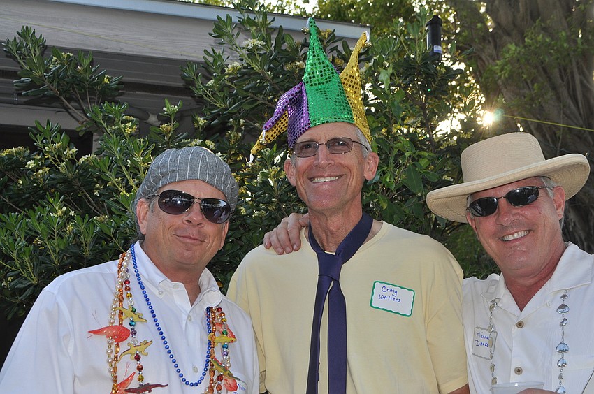 Michael Riter, Craig Walters and Village President Michael Drake