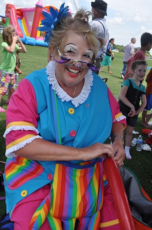 Sue McCarty, better known as Lovey, made balloon animals for the children.