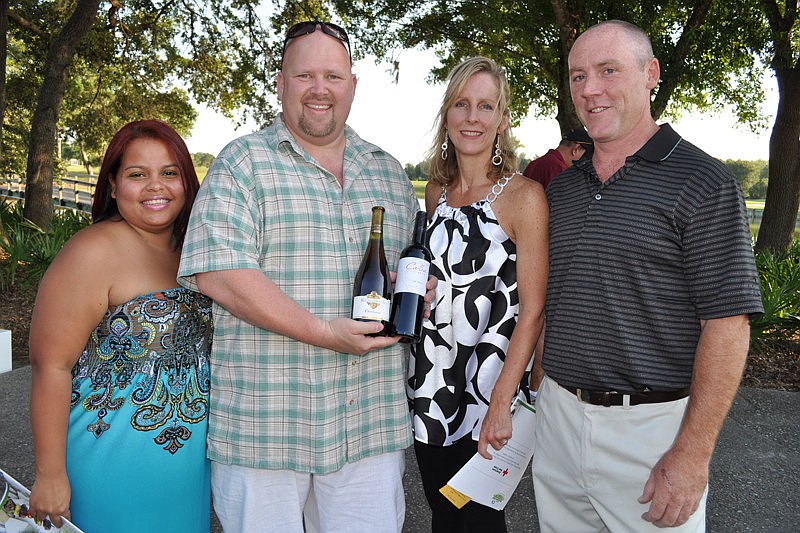 Jessica and Mike Kress with Karen Reindeau and her fiancÃ© Tom Madden
