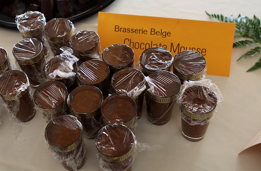 Brasserie Belge's chocolate mousse was one of the 37 desserts at Family Promises' Third Annual Just Desserts event Friday, May 20 at Selby Garden's Great Room by the Bay.