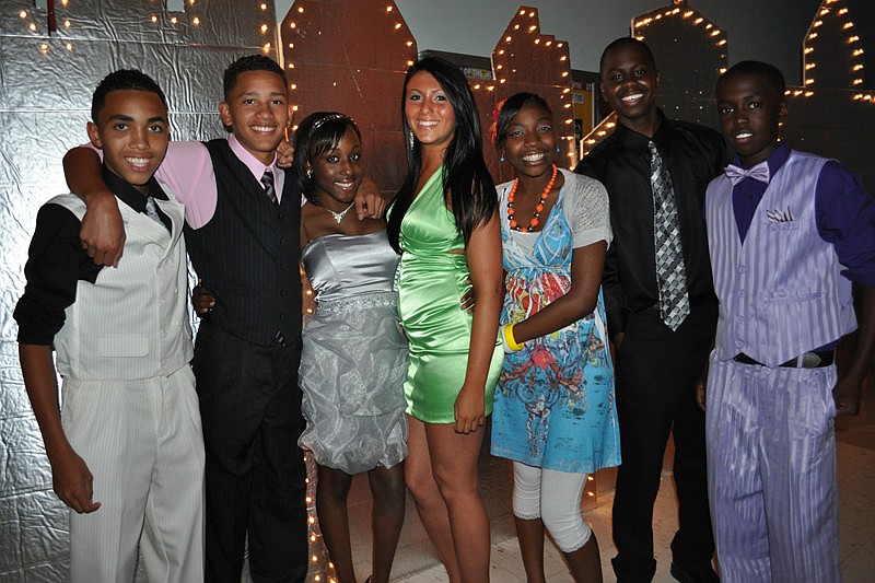 Pictured are Derek Pardue, Charles Lopez, Yahara Washington, Keyunna Ross, Brenden Hadley and Daniel Perjuste.