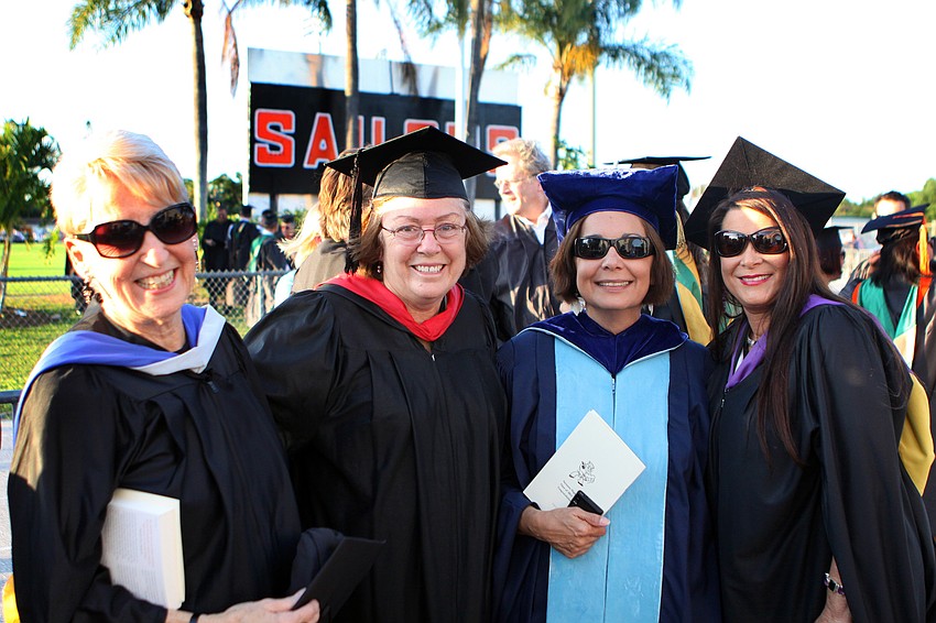 Judy McCartney, Marolyn Remillard, Angela Lotti De Lopez and Dee Dee Sklar get ready to 