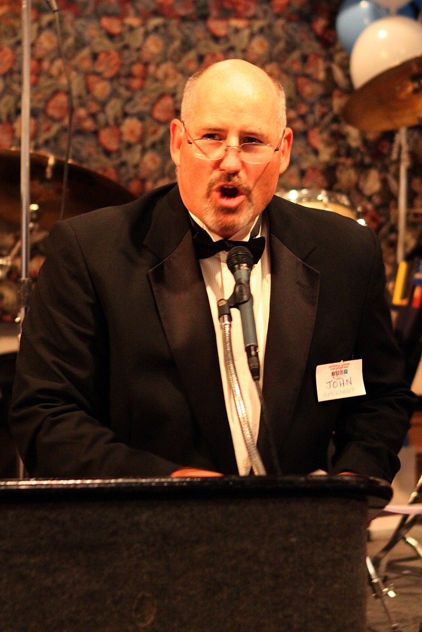 Emcee John Gearhardt