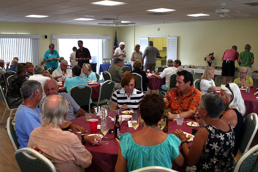 About 50 people attended the fish fry Saturday, July 16 at Spanish Main.