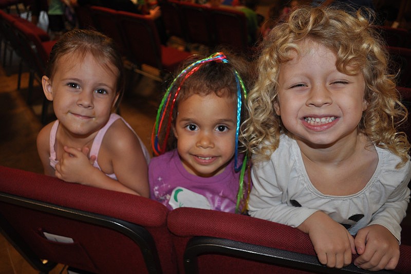 Ashlyn Smith, Victoria Santaello-Auilar and Megan Timney enjoyed all the activities.