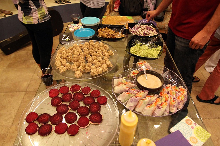 Bistro 105 catered the Vinyasa & Vino event Friday, Aug. 26 at T. Georgianos.