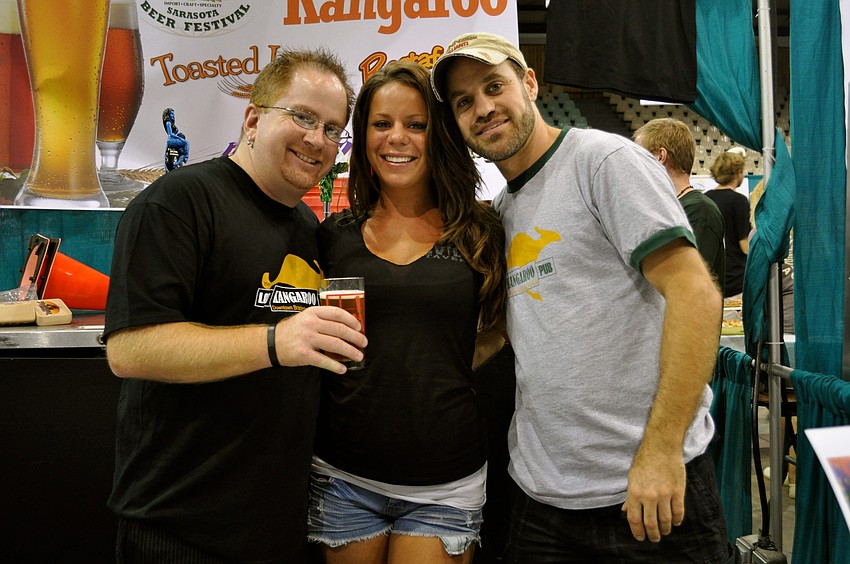 Craig Lawrence, Megan Atkins and Robbie Woodring