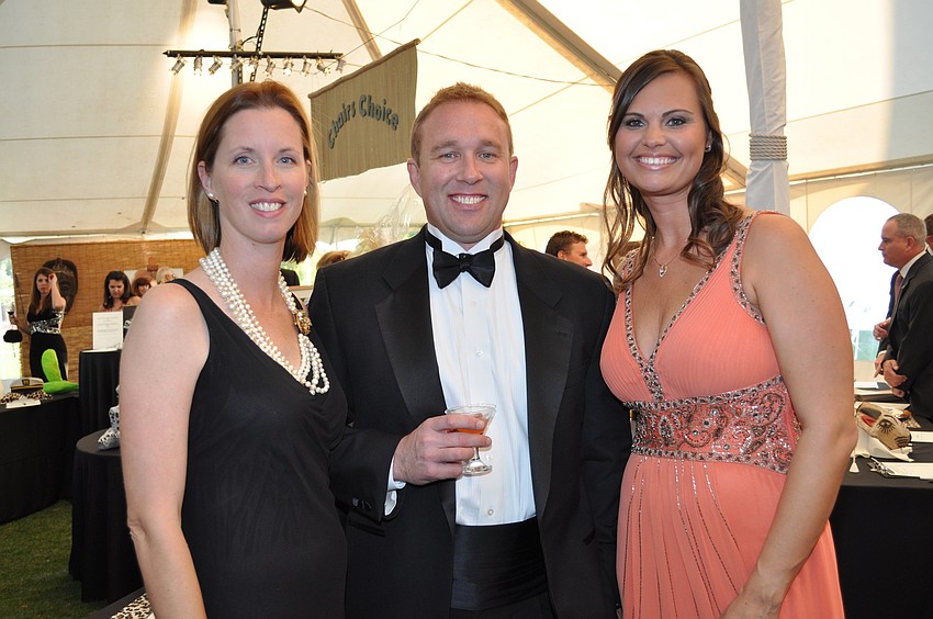 Kay and Marc Rasmussen with Tiffany Liashek