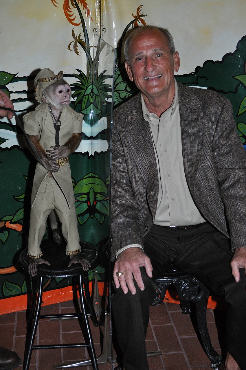 Johnny the monkey and Pete Resh