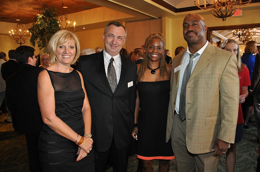 Carol and Carl Ritter with Key and Co-Chair Dr. Dwight Fitch