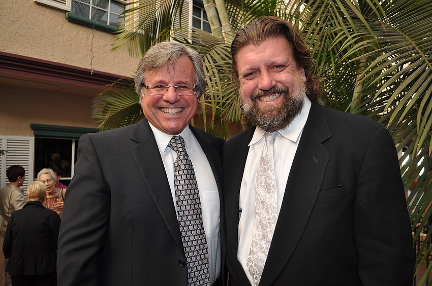 Hermitage Executive Director Bruce Rodgers and keynote speaker Oskar Eustis