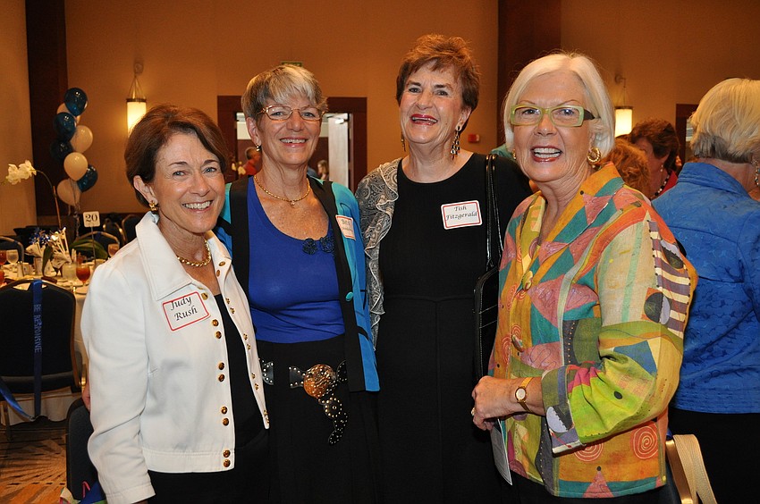 Judy Rush, Betsy Shindlebower, Tish FitzGerald and Mary Lou O'Toole
