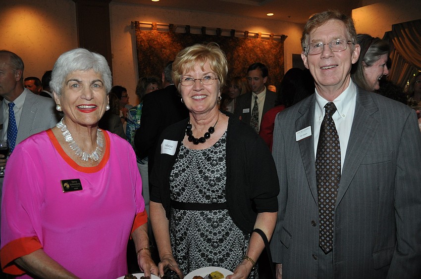 Nancy Schlossberg, Marjie Peter and Tom Hopkins