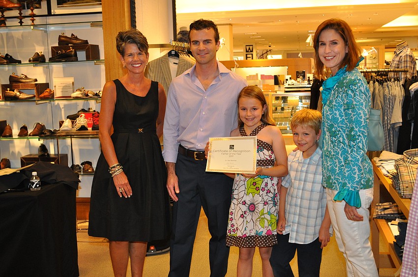 Sally Schule honors Dr. Paul Brannan