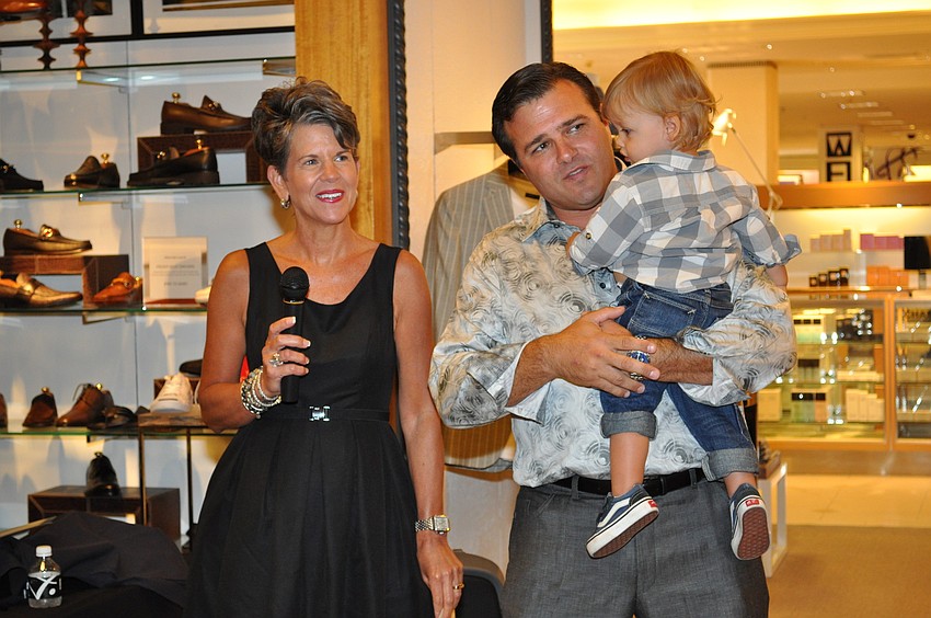 Sally Schule honors Tom Cail