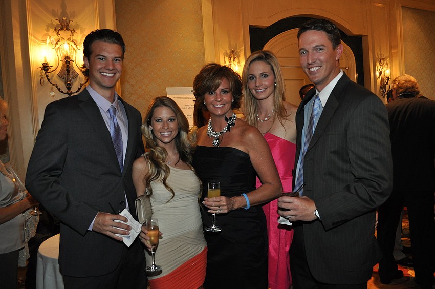 John Scott, Ashley and Debbie Dimare, Lauren Scott and Casey Grosso