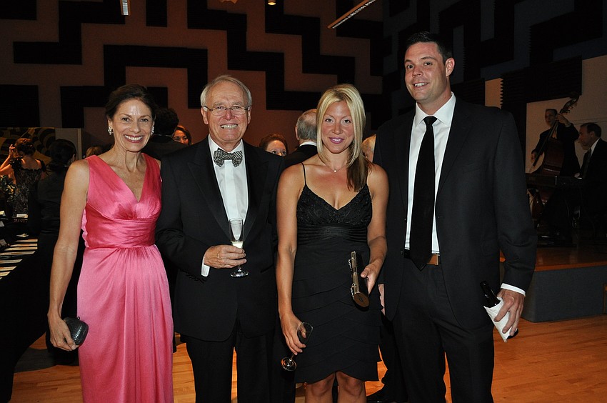 Marcia and Victor Scully with Jennifer Retzer and David Chadwick