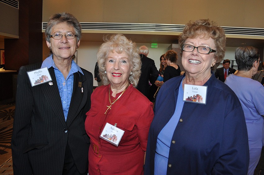 Phyllis Siskel, Aurelia Nock and Lola Troost
