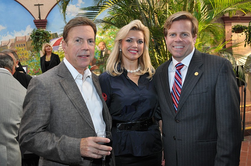 Steve and Inna Snyder with Mike Haridopolos