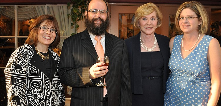 Sara Steinmetz, Rabbi Steinmetx, Judith Schwartzbaum and Anne Brozoskie