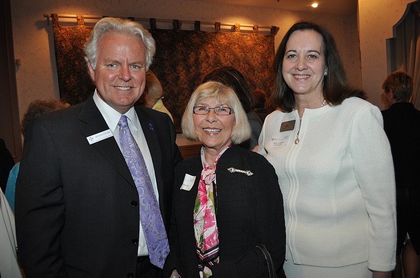 Dennis Stover, Gerri Aaron and Ann Logan