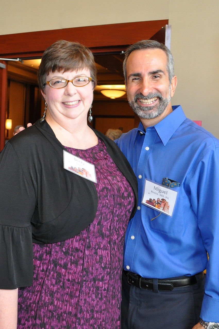 Becky Taylor and Dr. Miguel Rivera